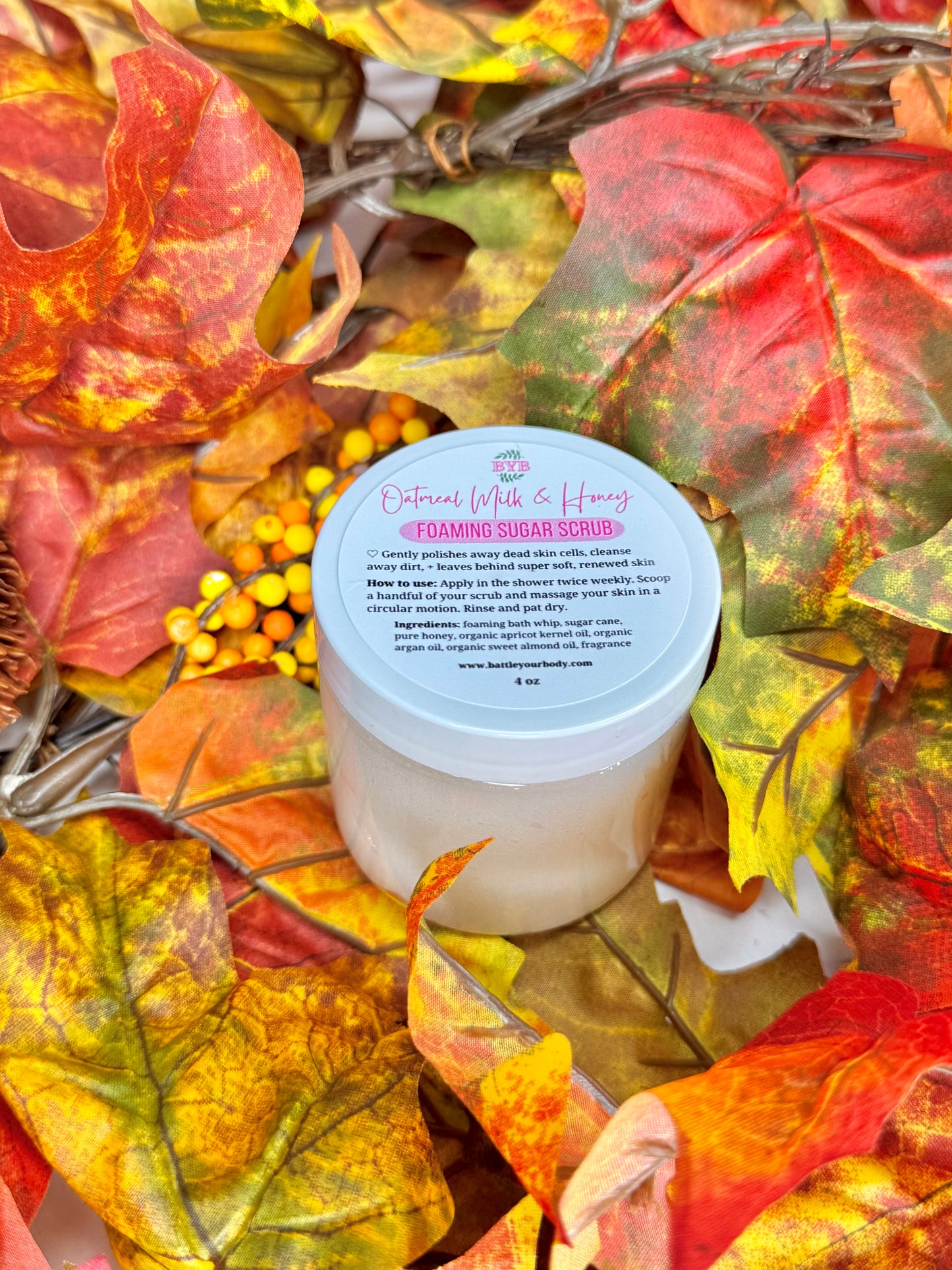 Oatmeal Milk & Honey Foaming Sugar Scrub