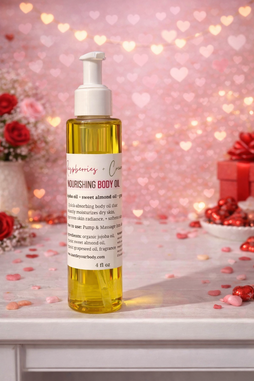 Raspberries + Cream Body Oil