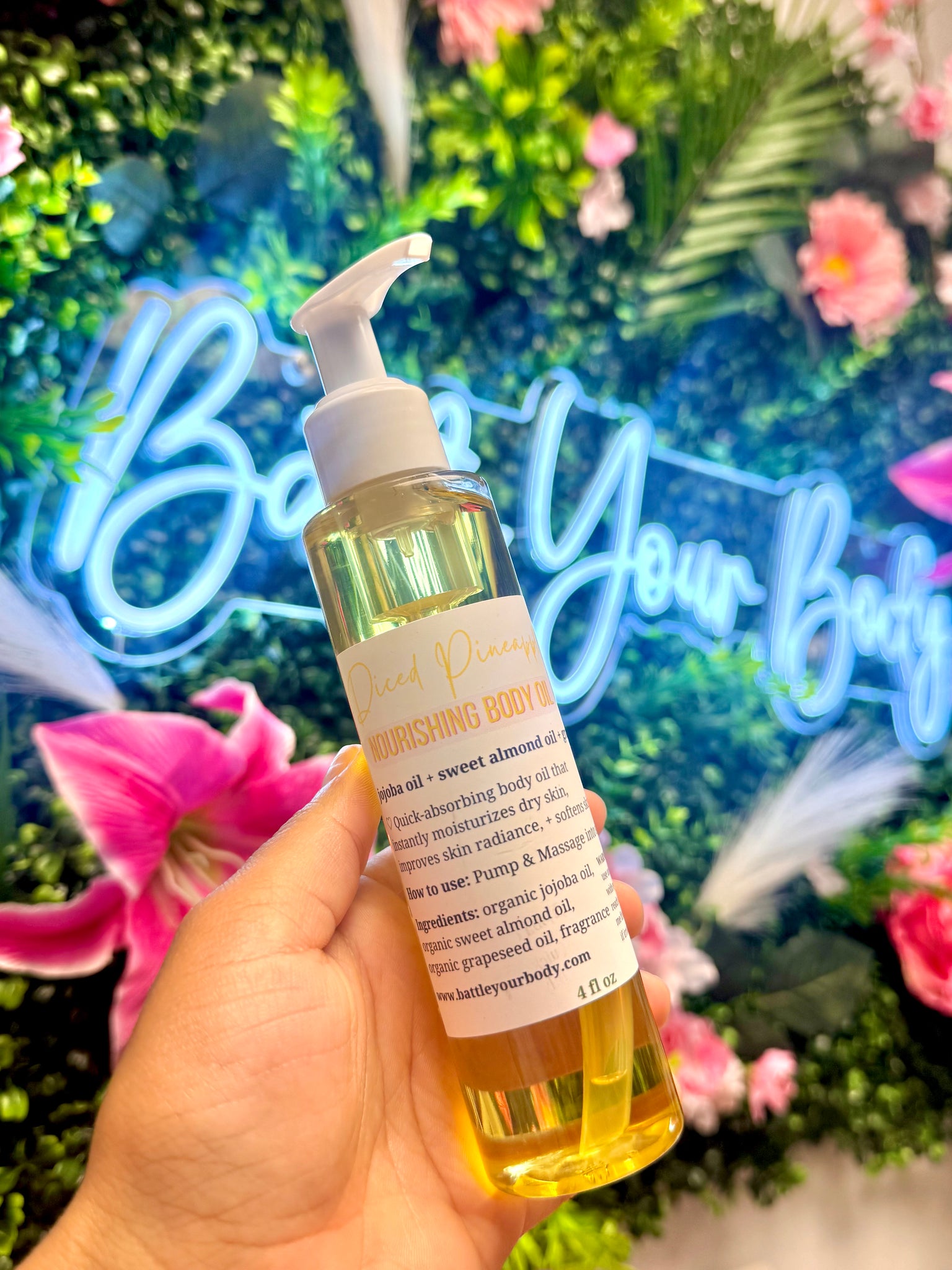 Diced Pineapples Body Oil