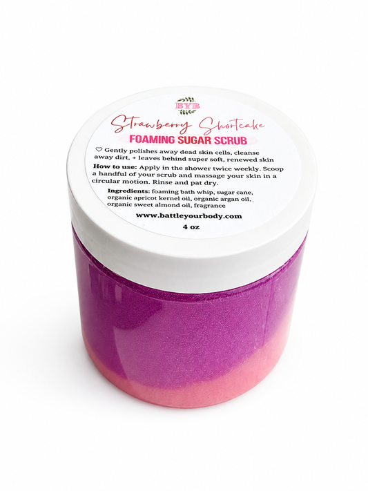 Strawberry Shortcake Foaming Sugar Scrub