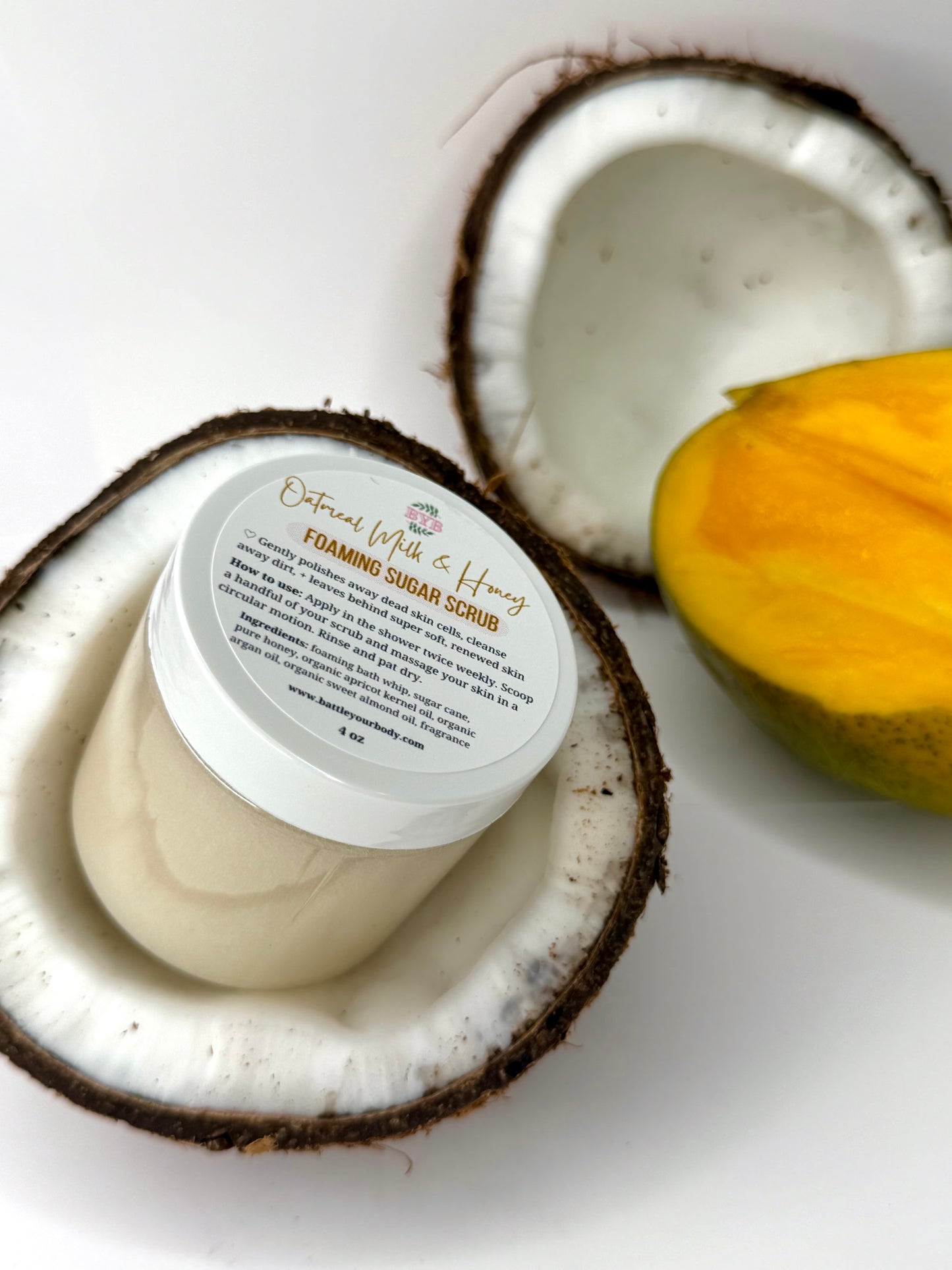 Oatmeal Milk & Honey Foaming Sugar Scrub