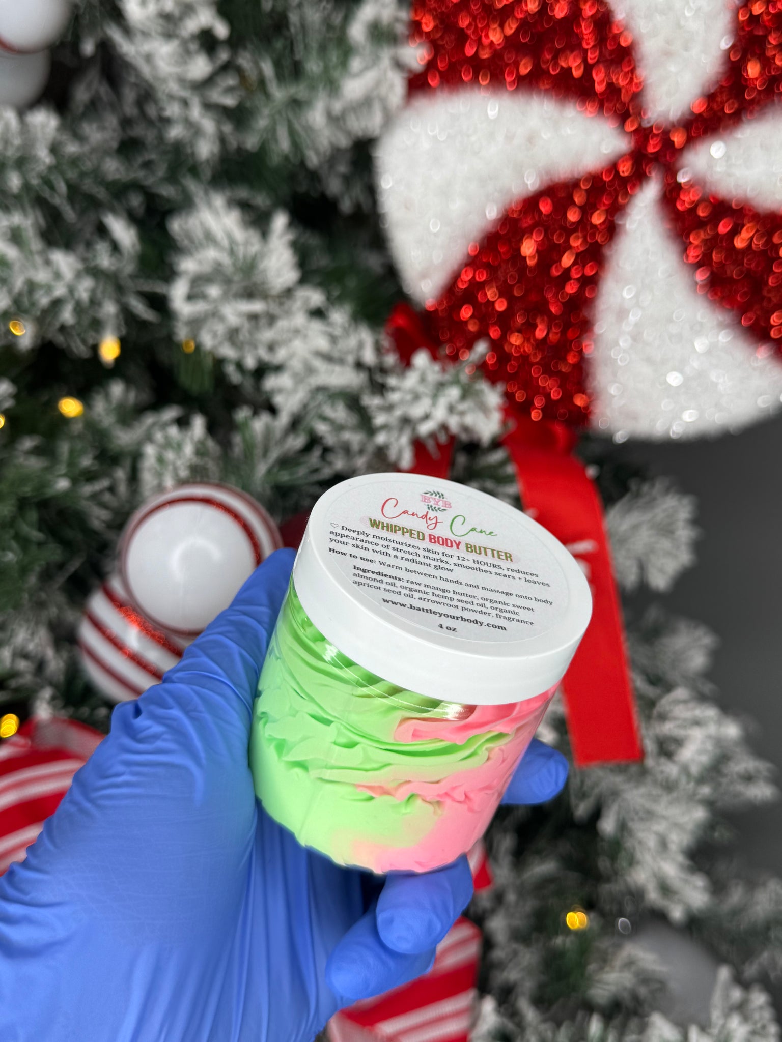 Candy Cane Whipped Body Butter
