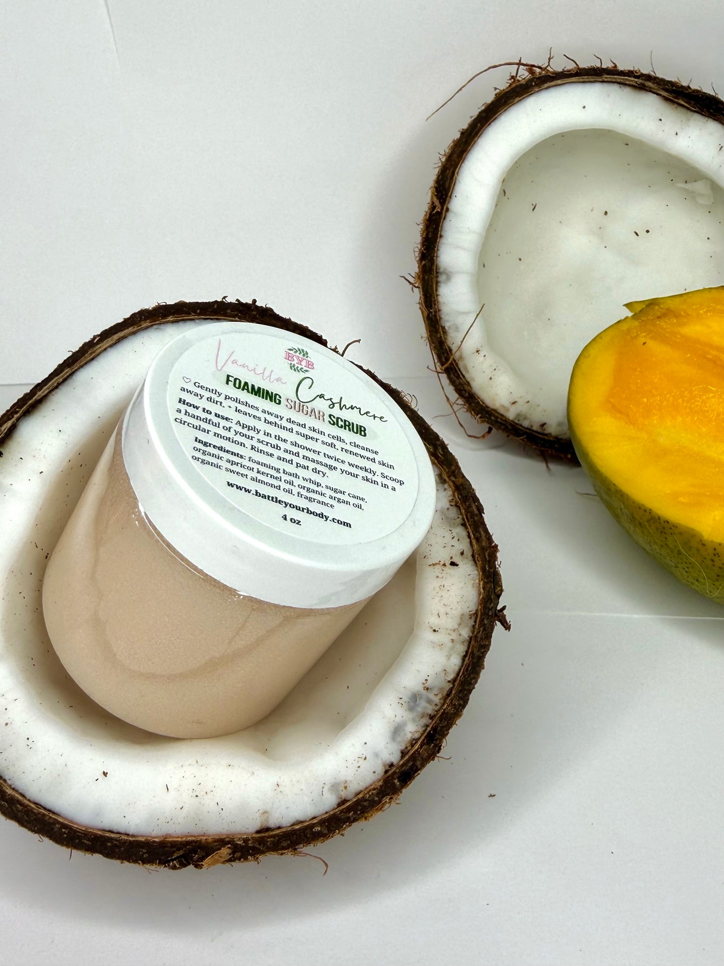 Vanilla Cashmere Foaming Sugar Scrub