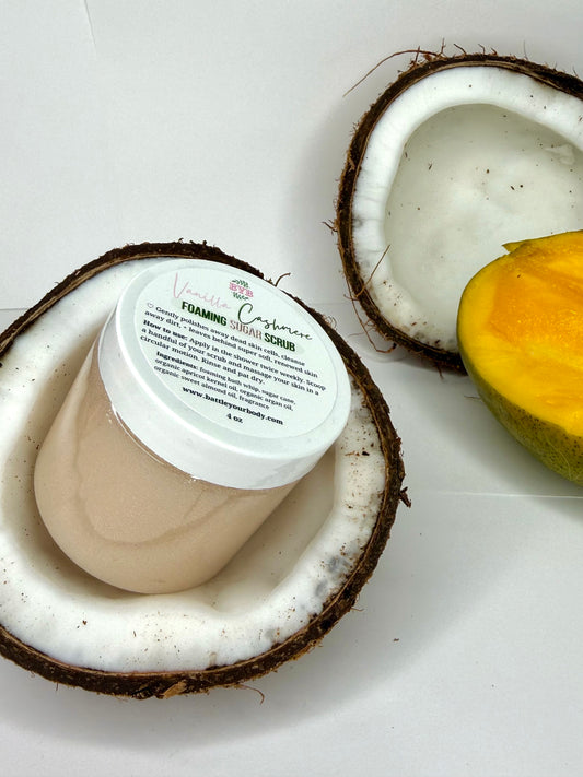 Vanilla Cashmere Foaming Sugar Scrub