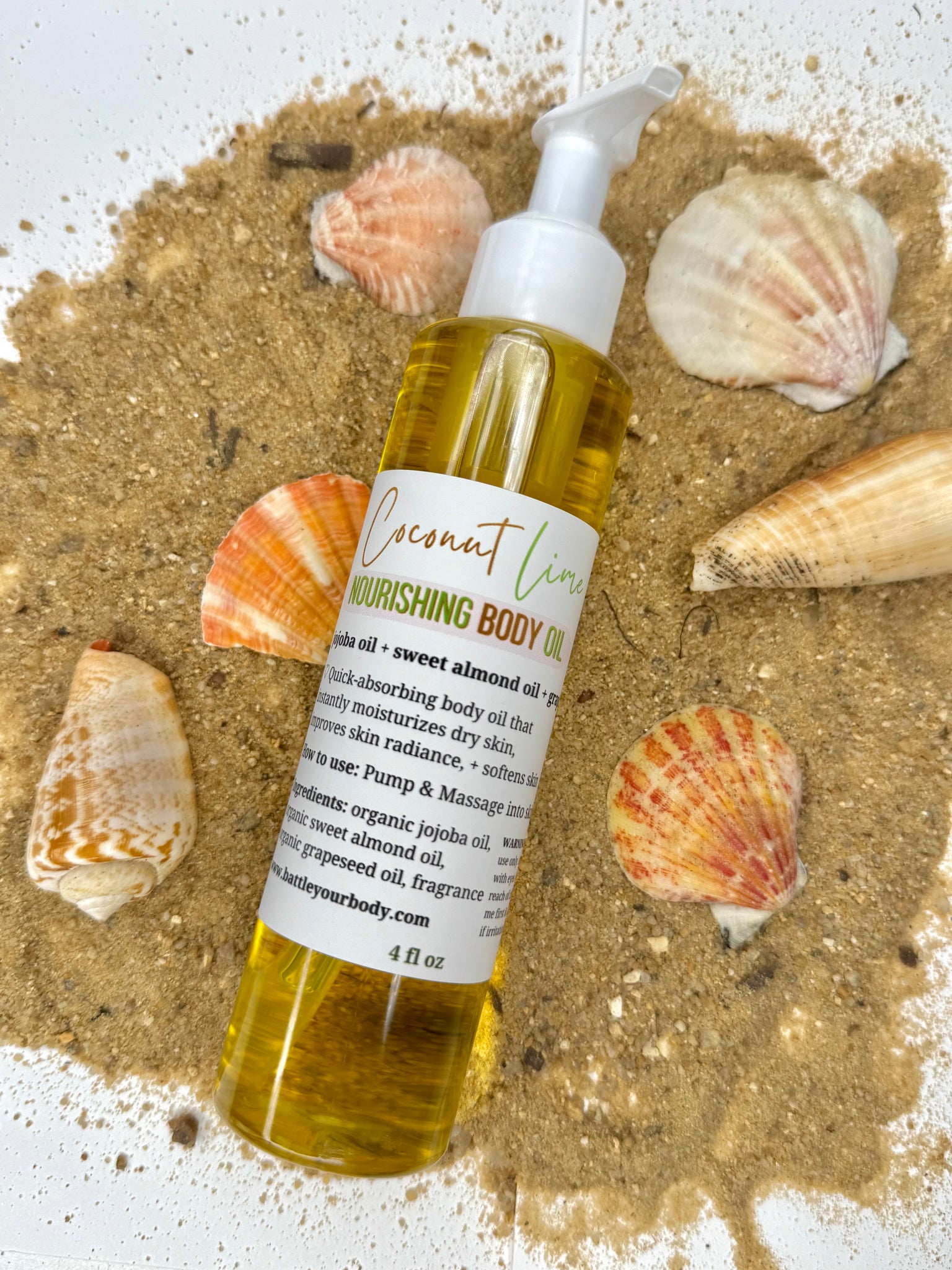 Coconut Lime Body Oil