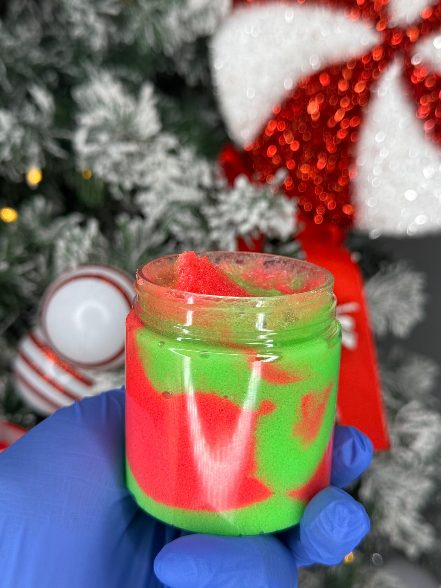 Candy Cane Foaming Sugar Scrub