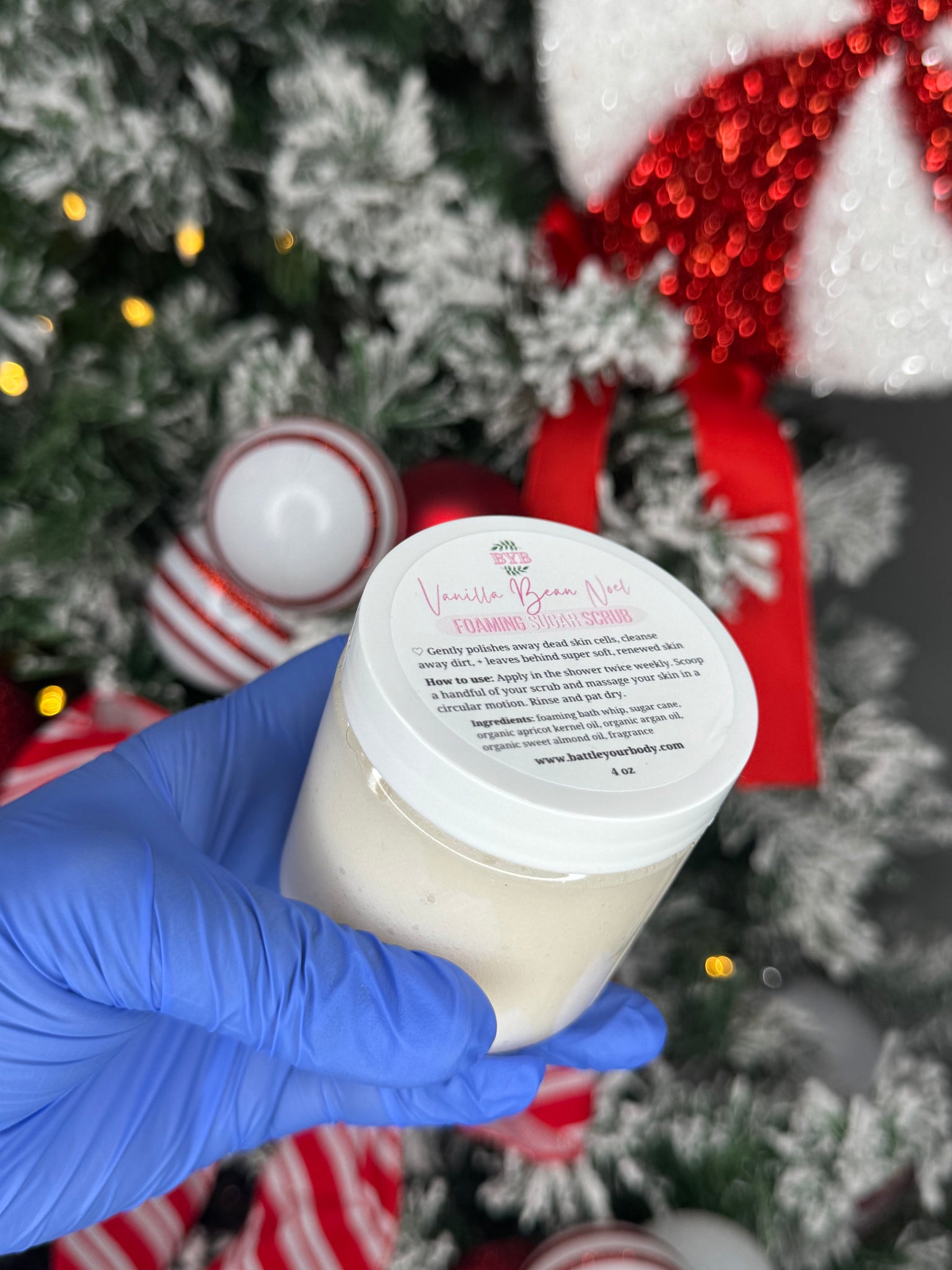 Vanilla Bean Foaming Sugar Scrub