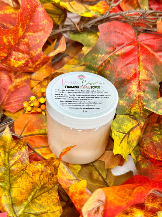 Vanilla Cashmere Foaming Sugar Scrub