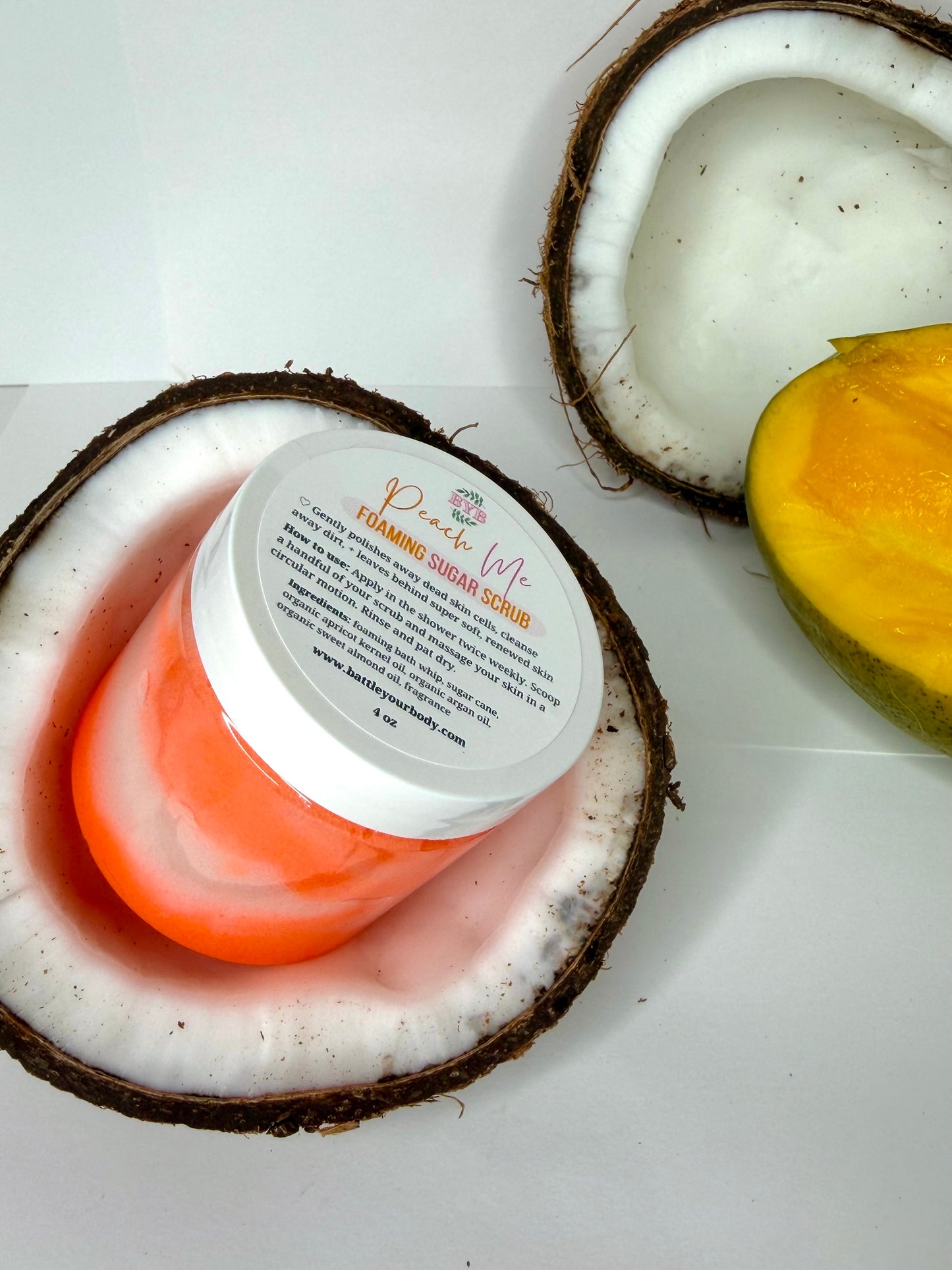 Peach Me Foaming Sugar Scrub